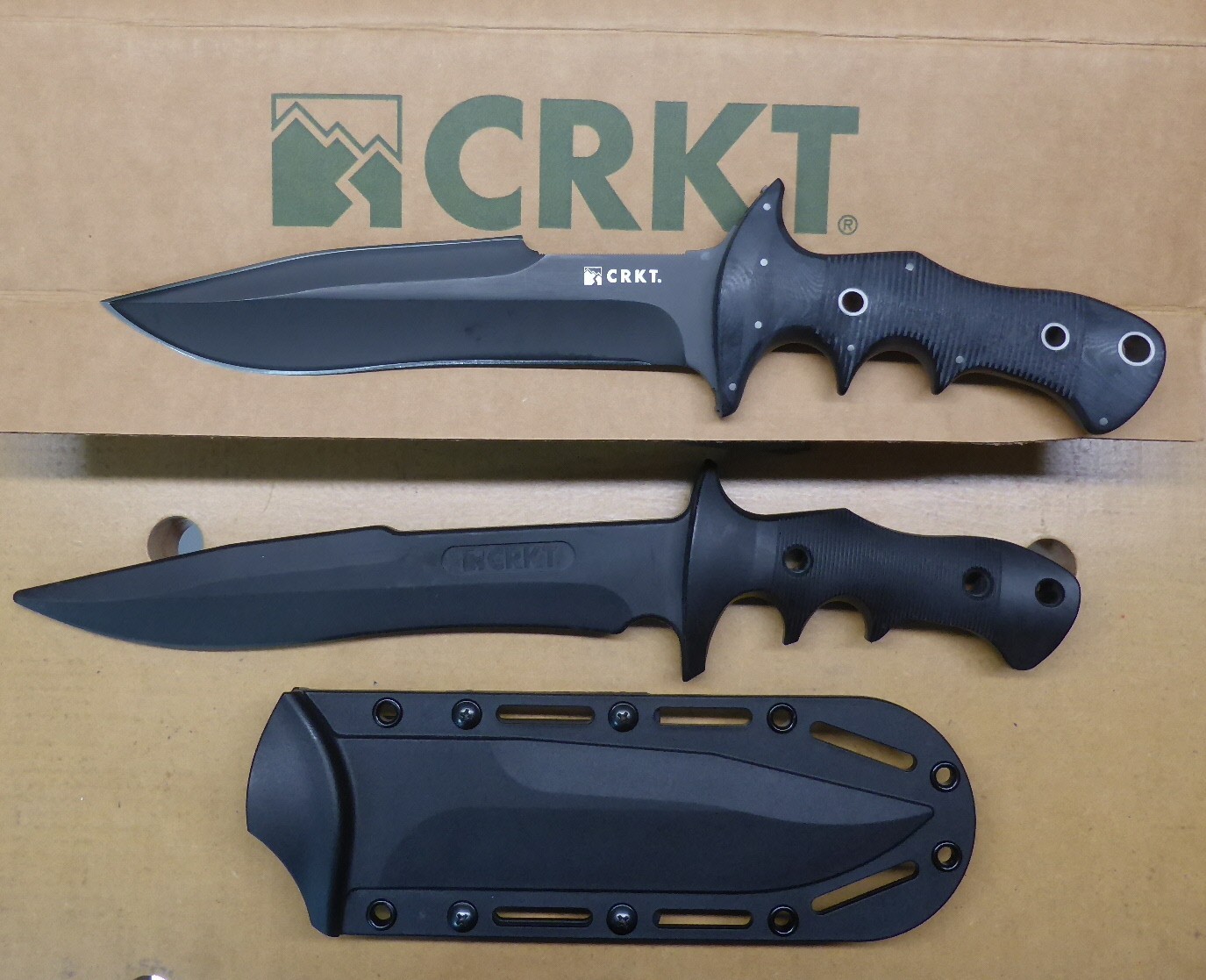 CRKT 2208 Hammond FE7 Fixed Combat Knife 7.3'' O-1  BL , w/ trainer VERY RARE