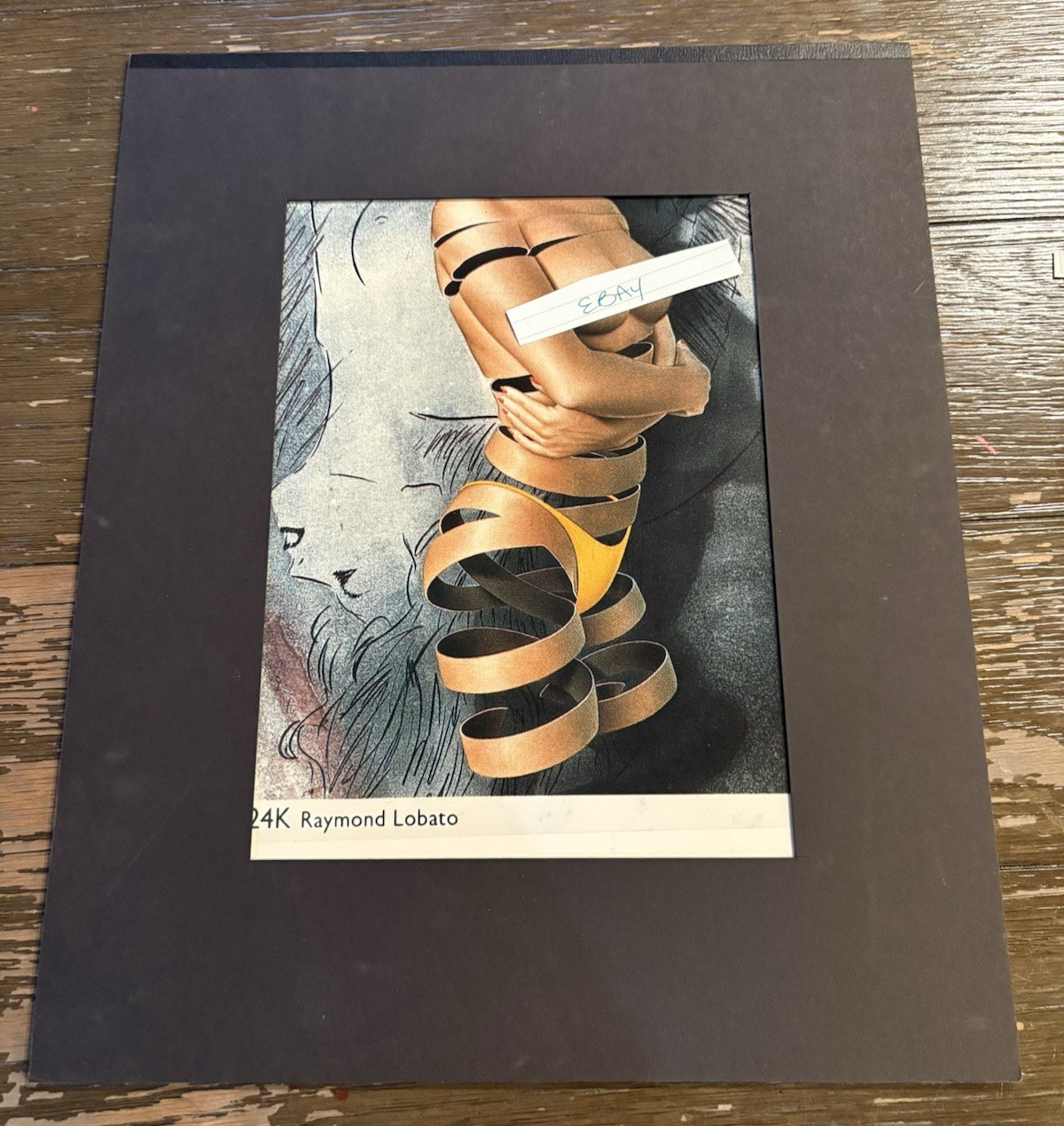 Raymond Lobato Vintage 24K Kodak Photo Illustration Advertising Presentation Bd