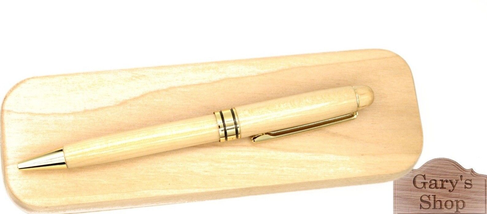 CLOSEOUT PRICE Ballpoint Pen Folding Gift Storage Case renewable 100% Wood
