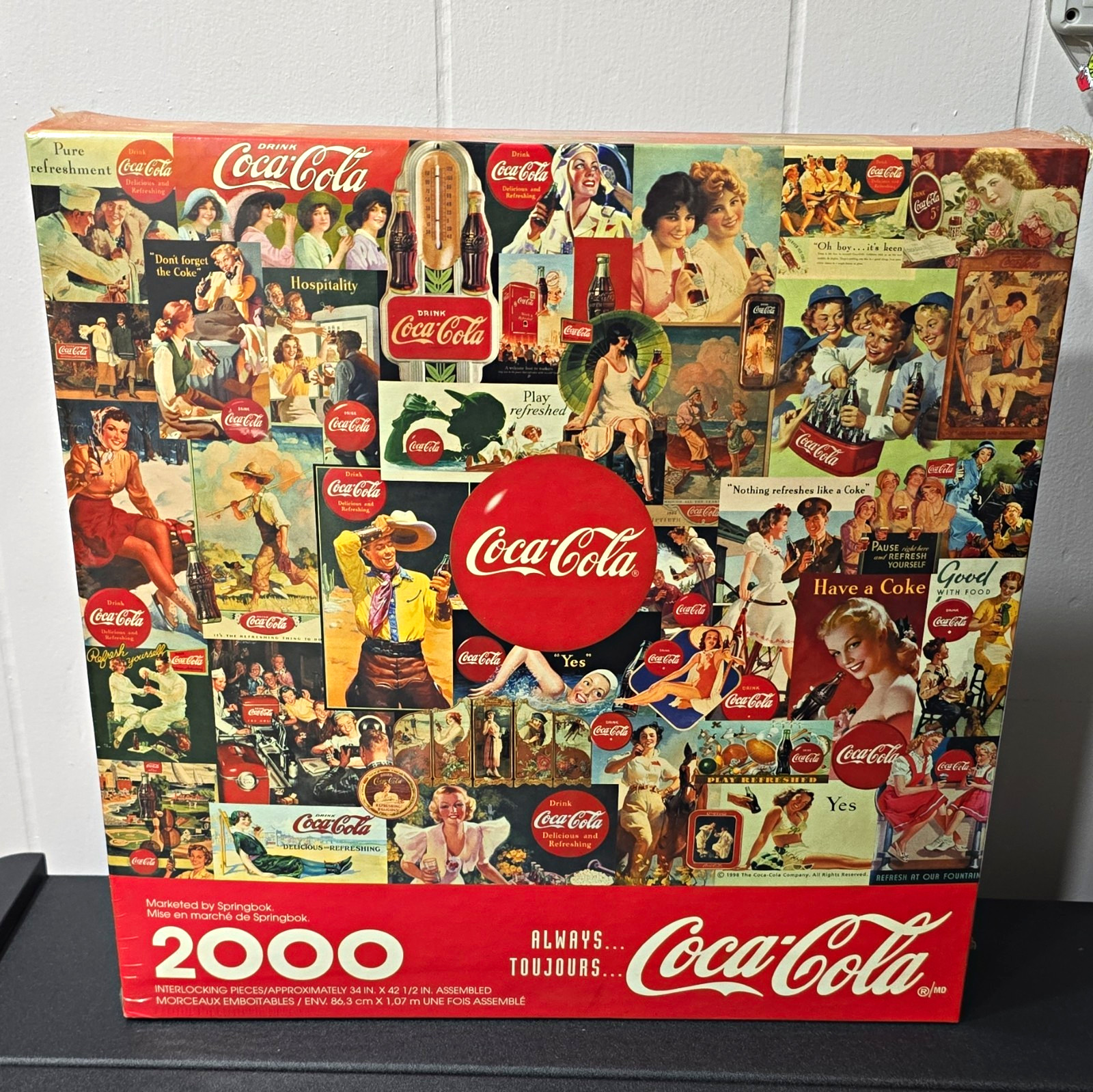 Coca-Cola 2000-Piece Jigsaw Puzzle Springbok PZL9416 34 x 42.5 in