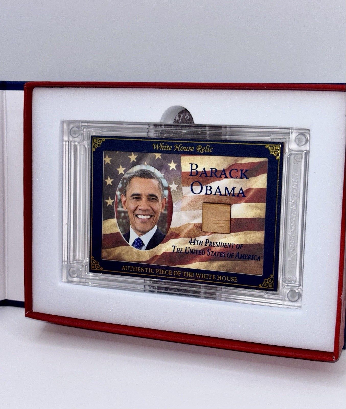 Barack Obama POTUS Authentic Relic 44/76 Coincide 44th President & US Centennial