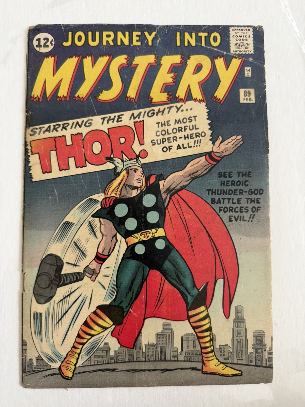 Journey into Mystery #89 Origin Retold CLASSIC THOR COVER Marvel Silver Age