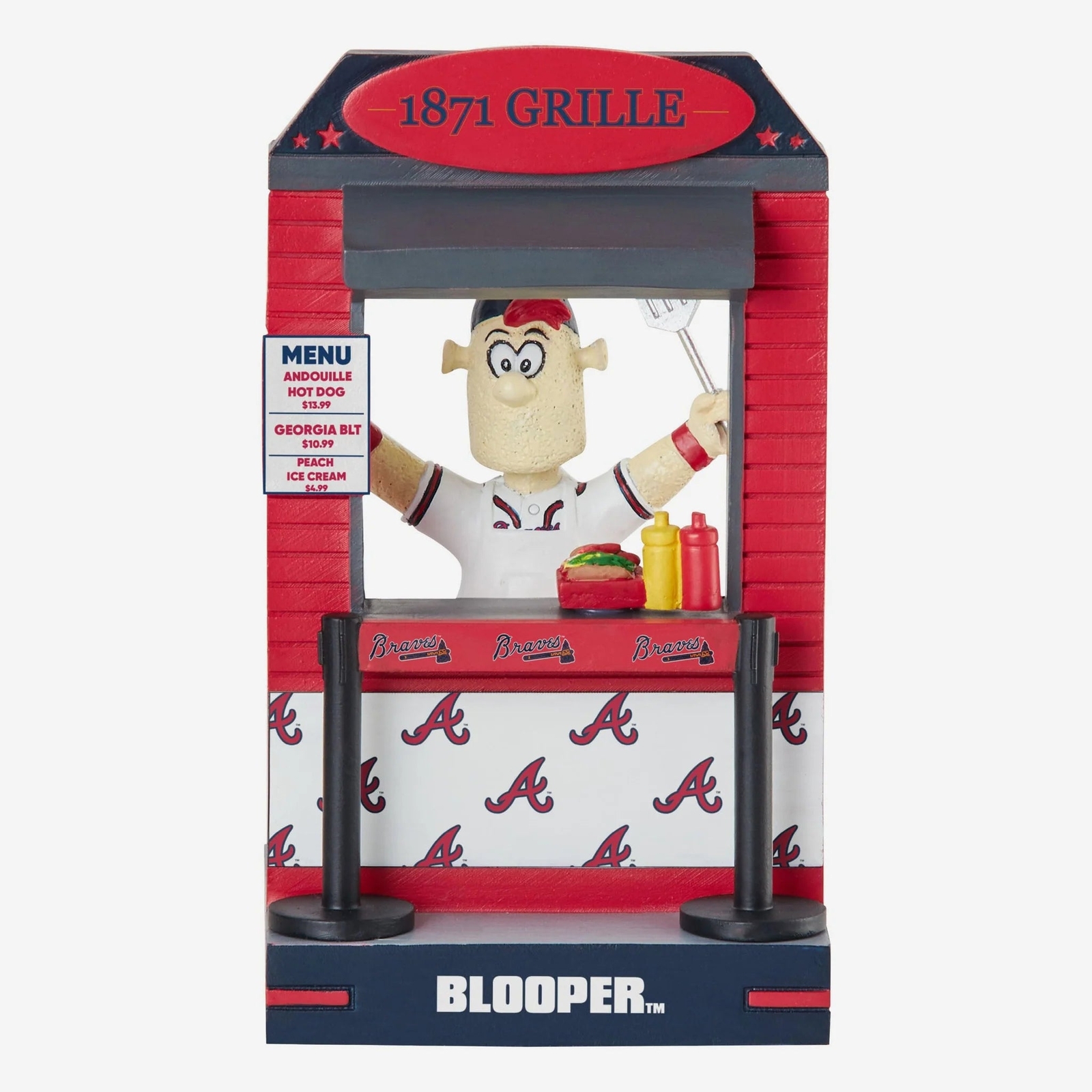 Blooper Atlanta Braves 2024 Opening Day Bobblehead MLB Baseball