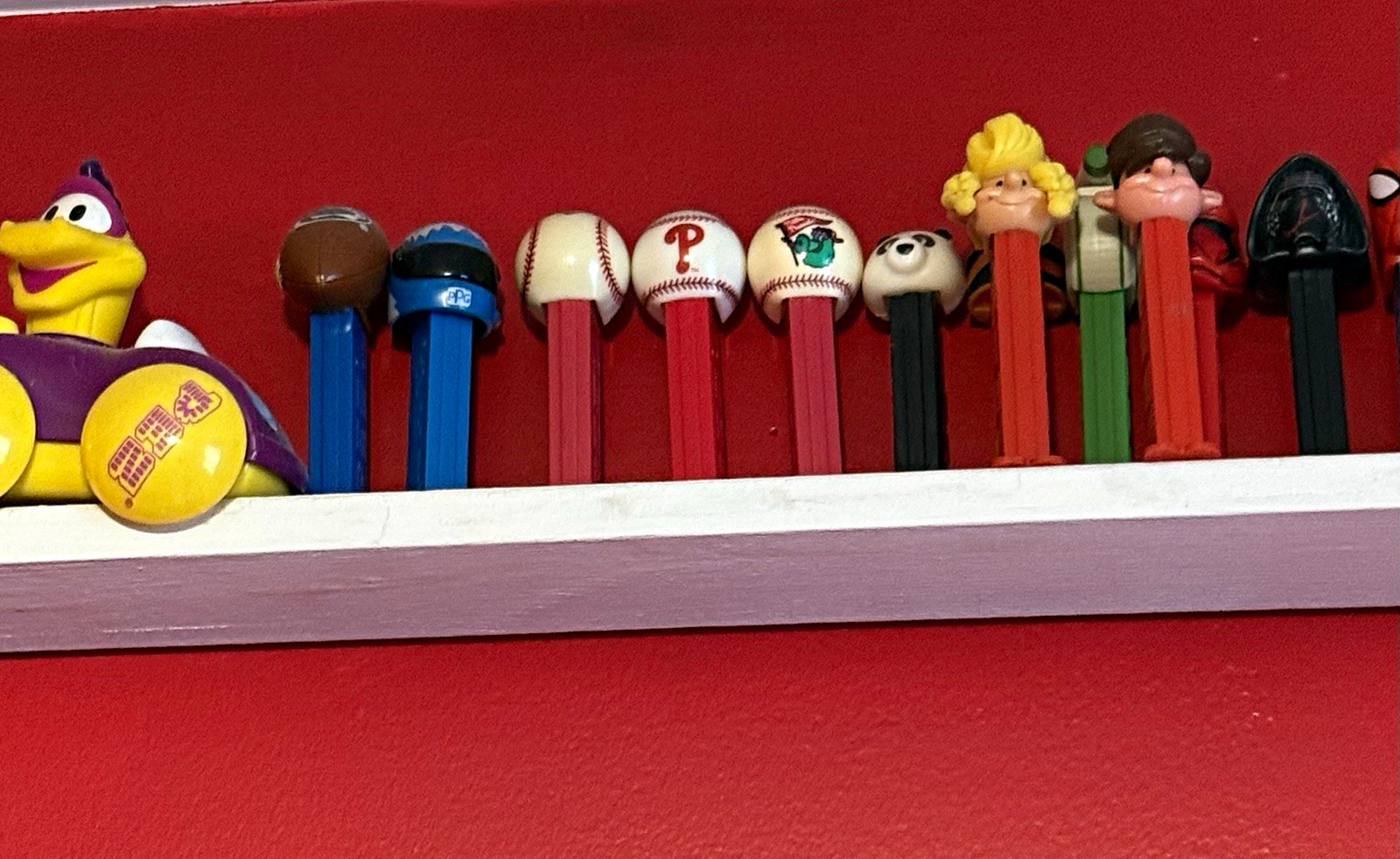 Large Lot of  of over 200 PEZ Candy Dispensers Assorted Characters