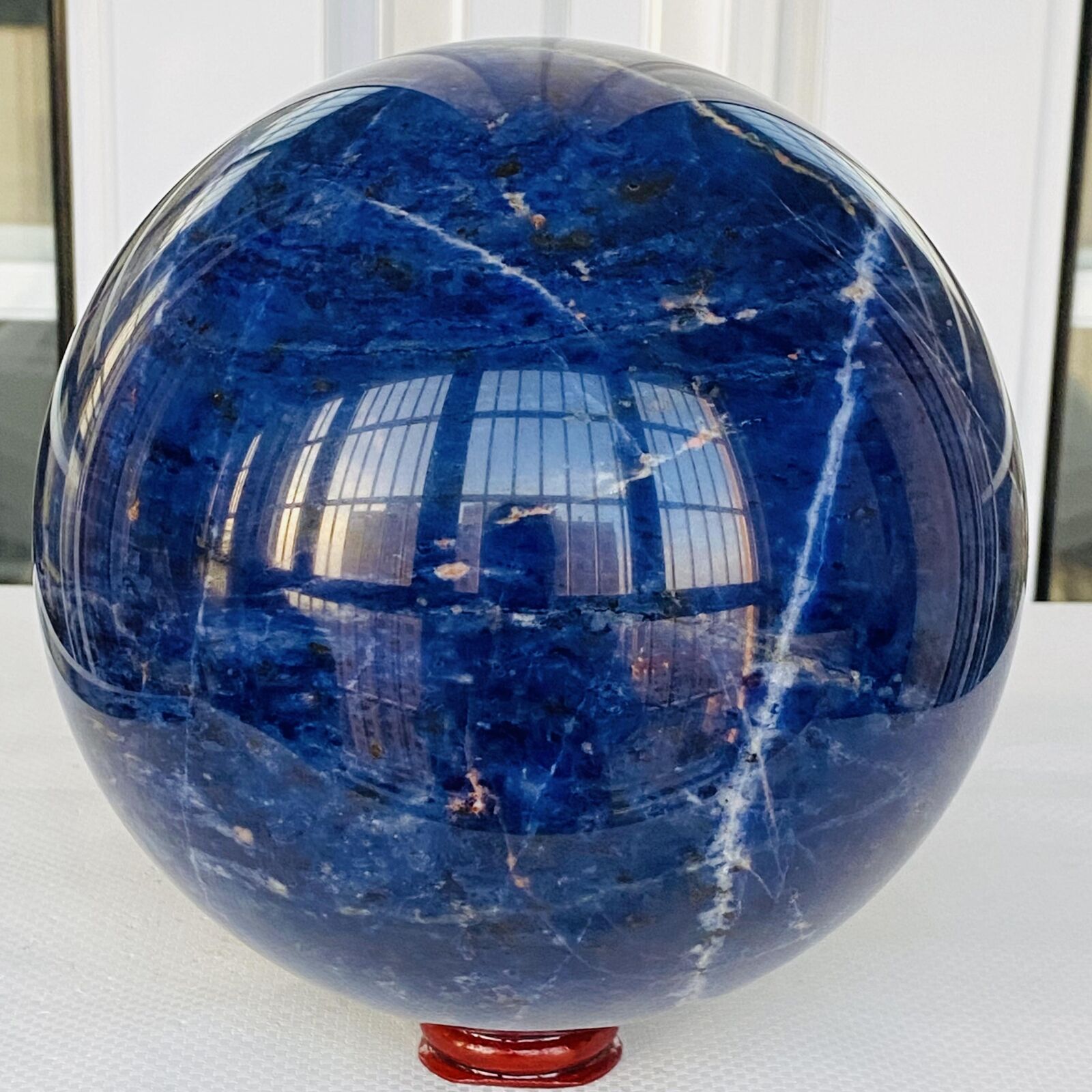 5300g Blue Sodalite Ball Sphere Healing Crystal Natural Gemstone Quartz Stone