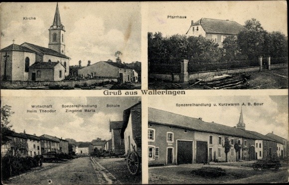 Postcard Vallerange Walleringen Lorraine Moselle, rectory,... - 4264202