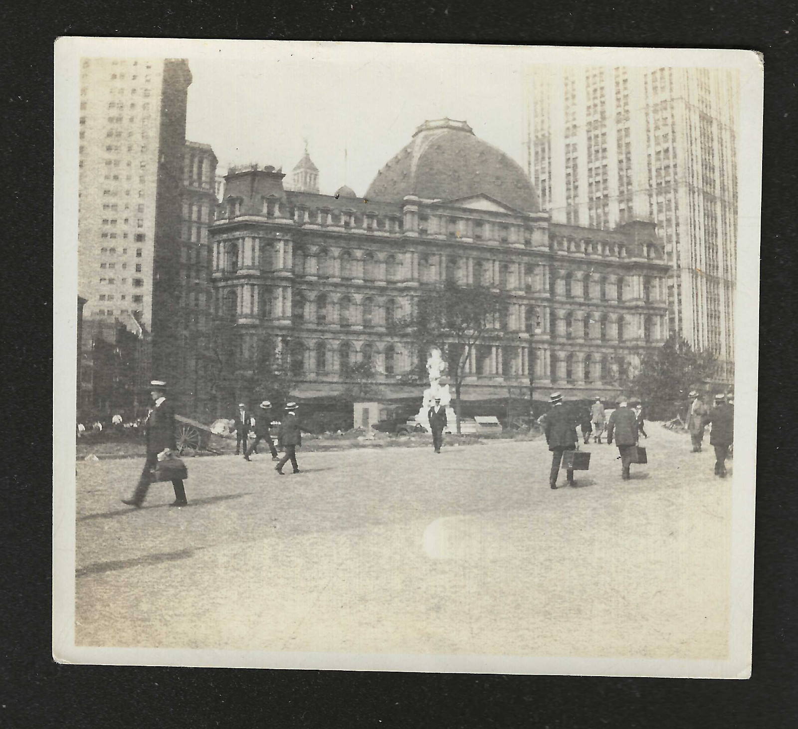 Vintage NYC Photo City Hall Post Office & Woolworth Bldg Lower Manhattan c1915 Vintage NYC Photo City Hall Post Office & Woolworth Bldg Lower Manhattan c1915