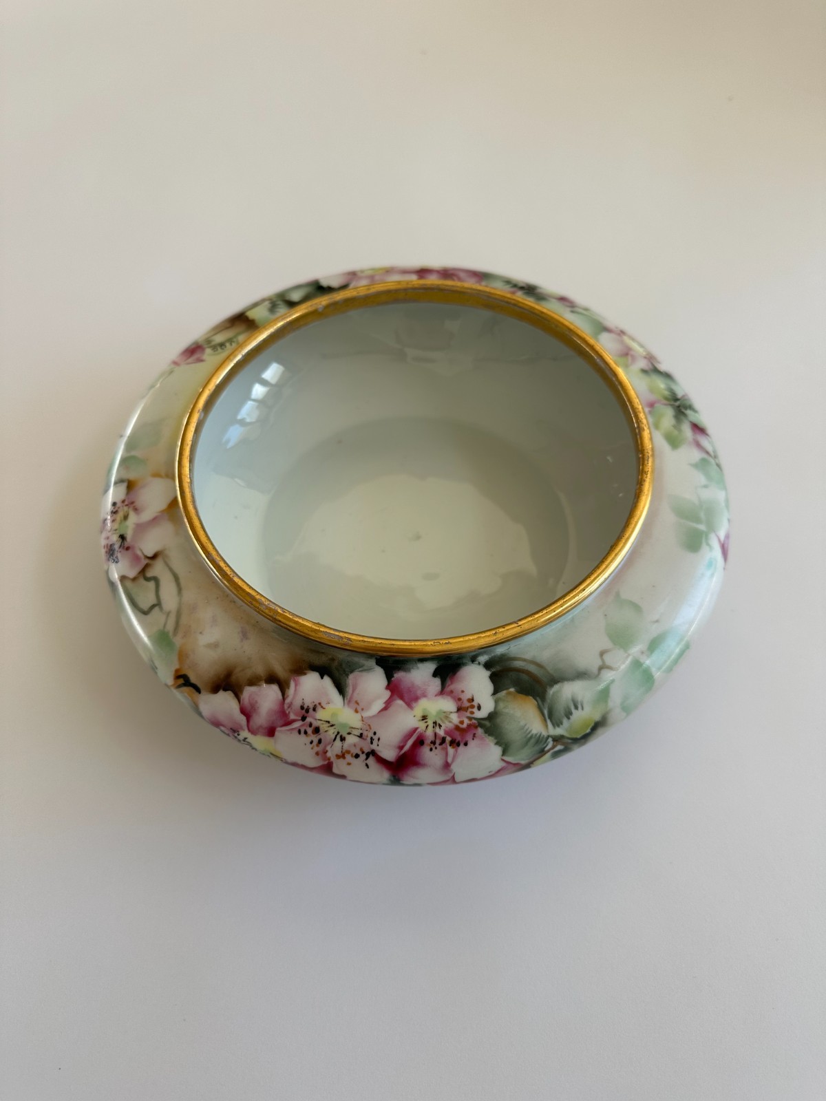 O&EG Antique Floral Austrian Porcelain vase