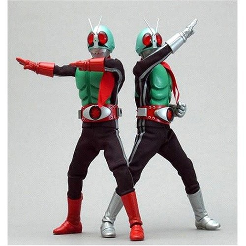 HH Dynamite Gokin Collection Double Rider Set Kamen Rider New No.1 2 Figure