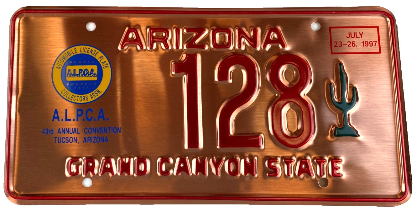 ALPCA 1997 Special Event Plate 128 Tucson AZ 43rd Annual Convention Wall Decor