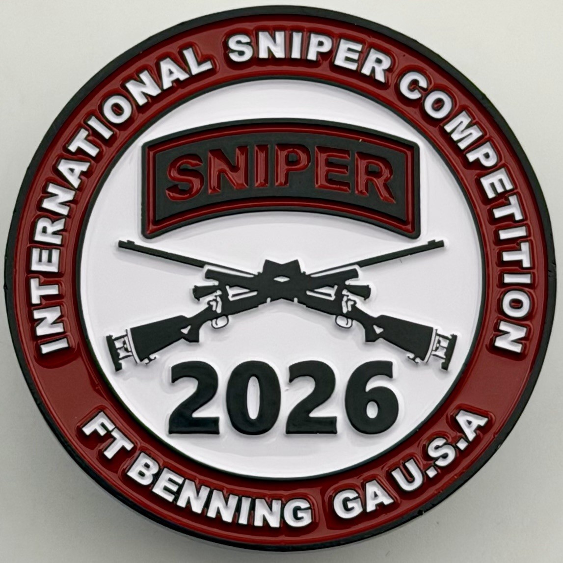 Sniper Competition Challenge Coin 2026 Ft Benning Army LIMITED