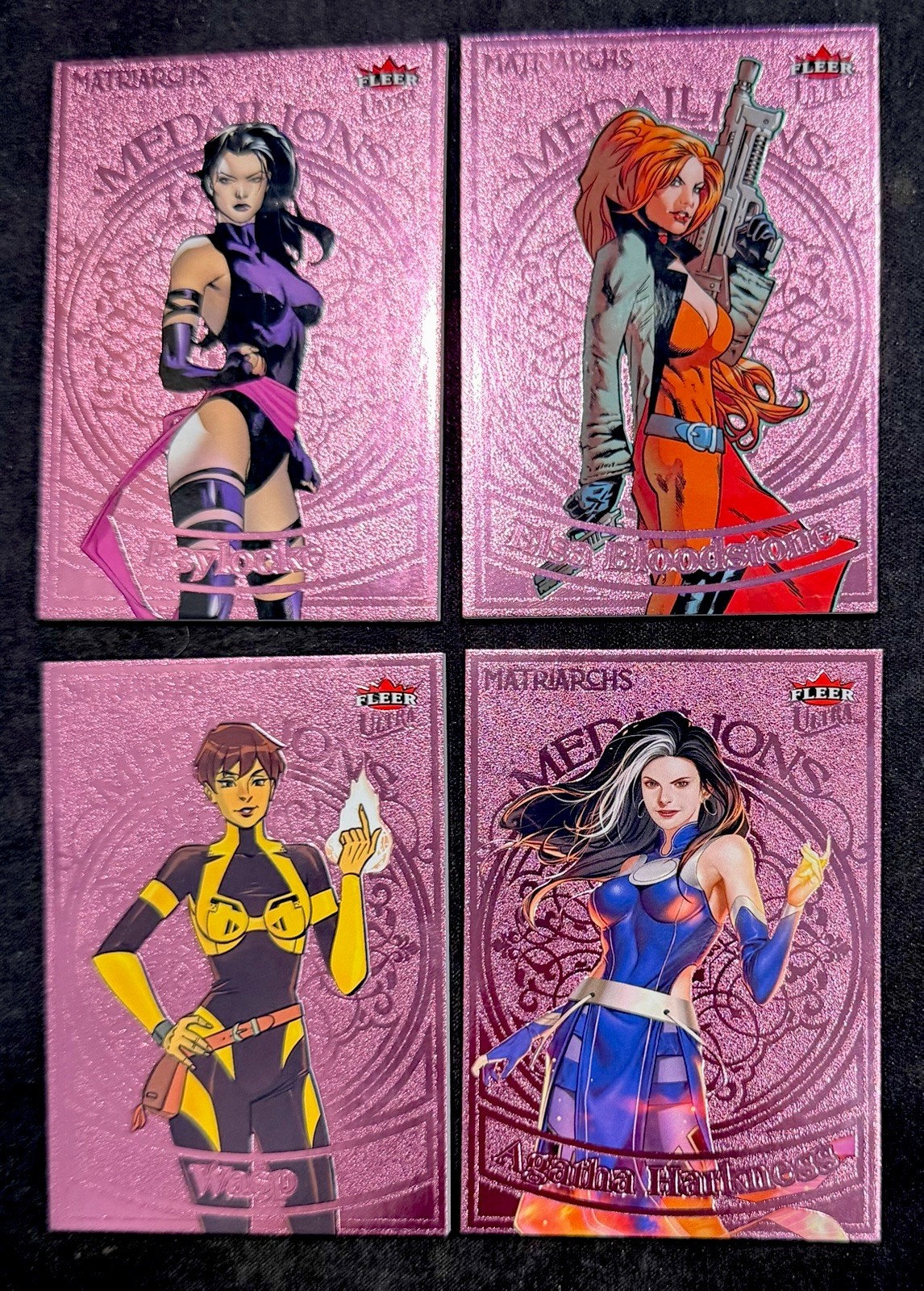 2024 Fleer Ultra Matriarchs of Marvel - PINK MEDALLIONS Insert - You Pick