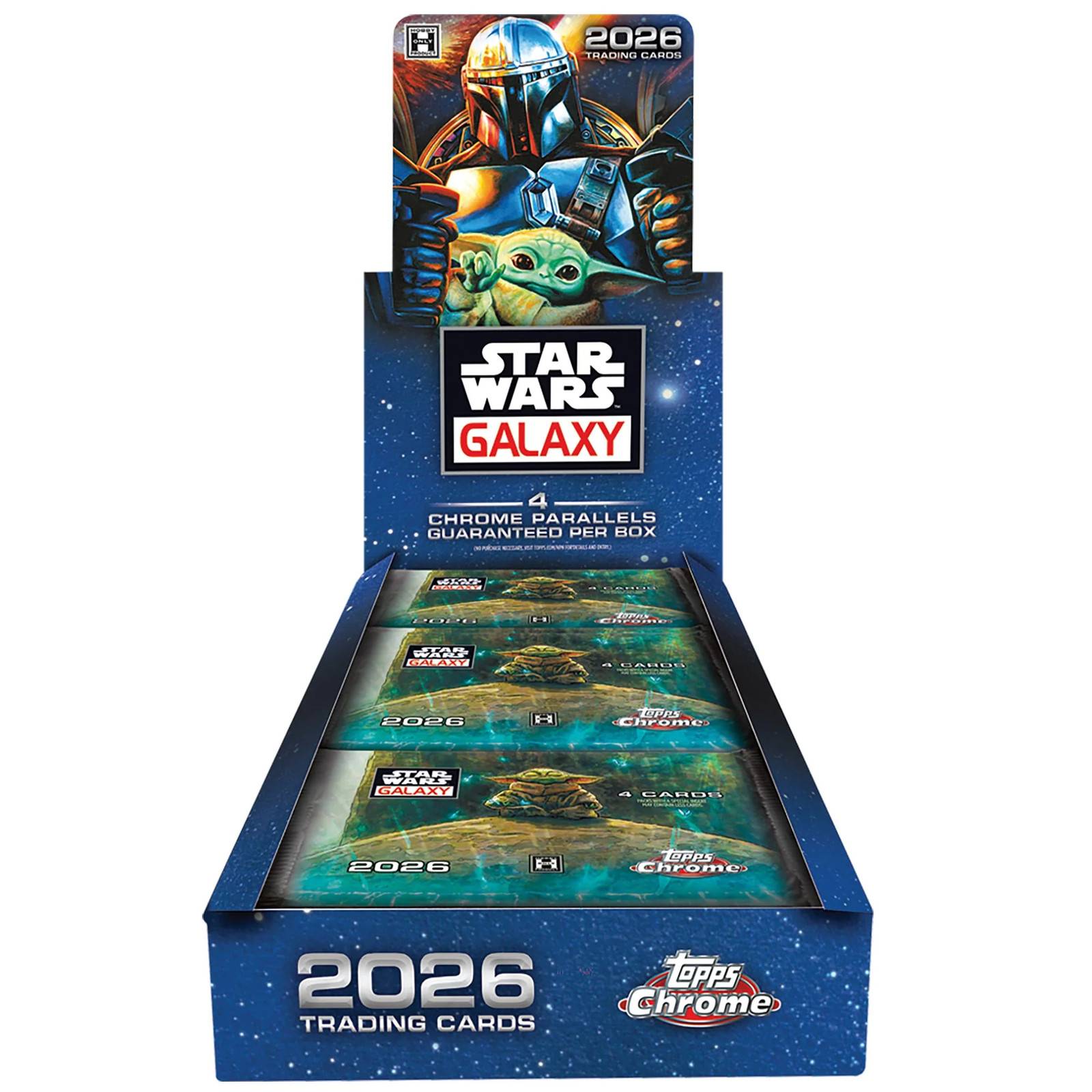 2026 Topps Star Wars Chrome Galaxy Factory Sealed Hobby Box