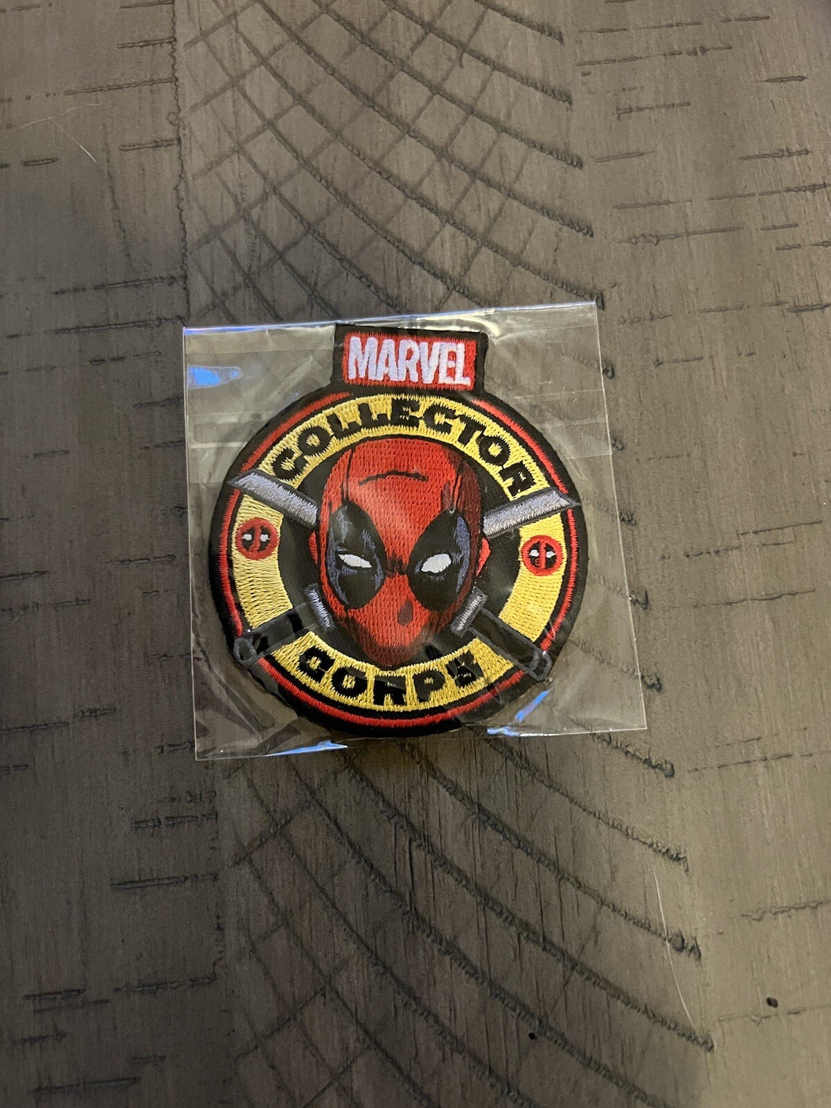 Funko Pop Marvel Collector Corps Deadpool Wade Wilson Merc Mercenary Patch Sword
