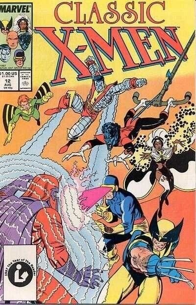 Classic X-Men (1986) #12 Direct Market VF Stock Image