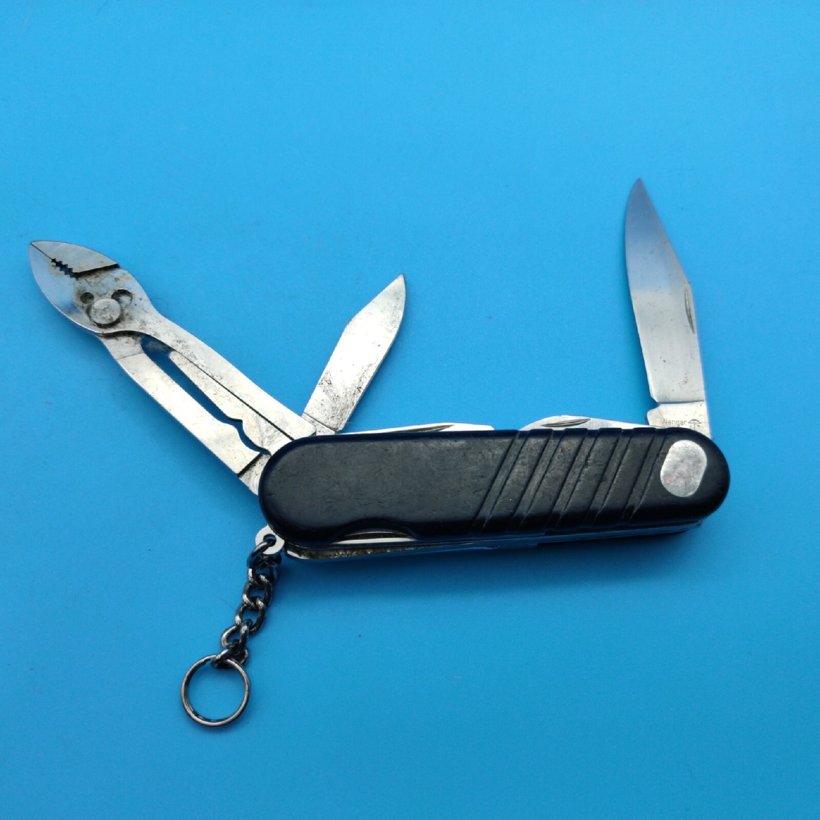 USED DISCONTINUED WENGER SwissBuck BUCK TaskMate I POCKET KNIFE MODEL # 87501
