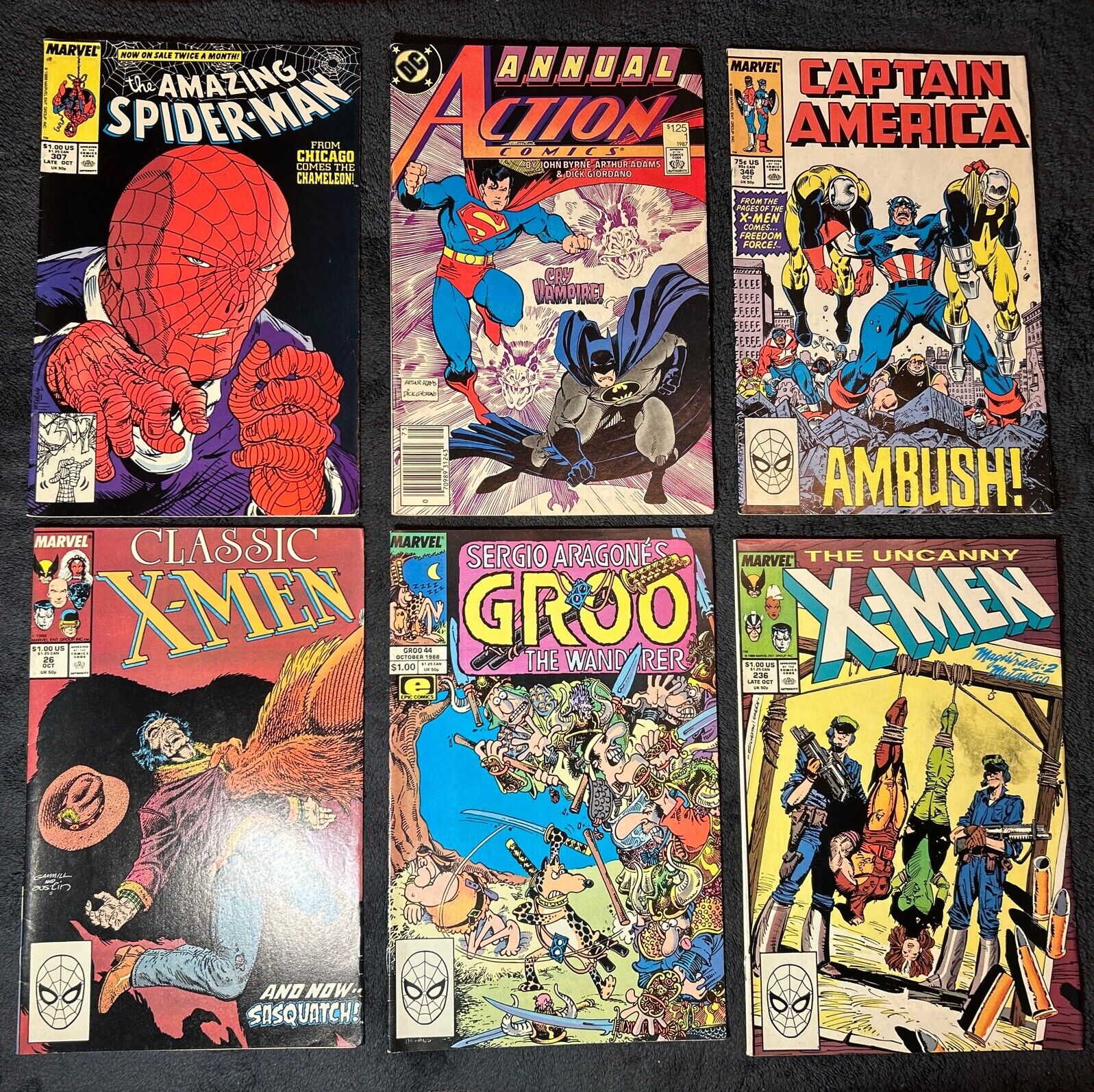Lot of 19 vintage comic books