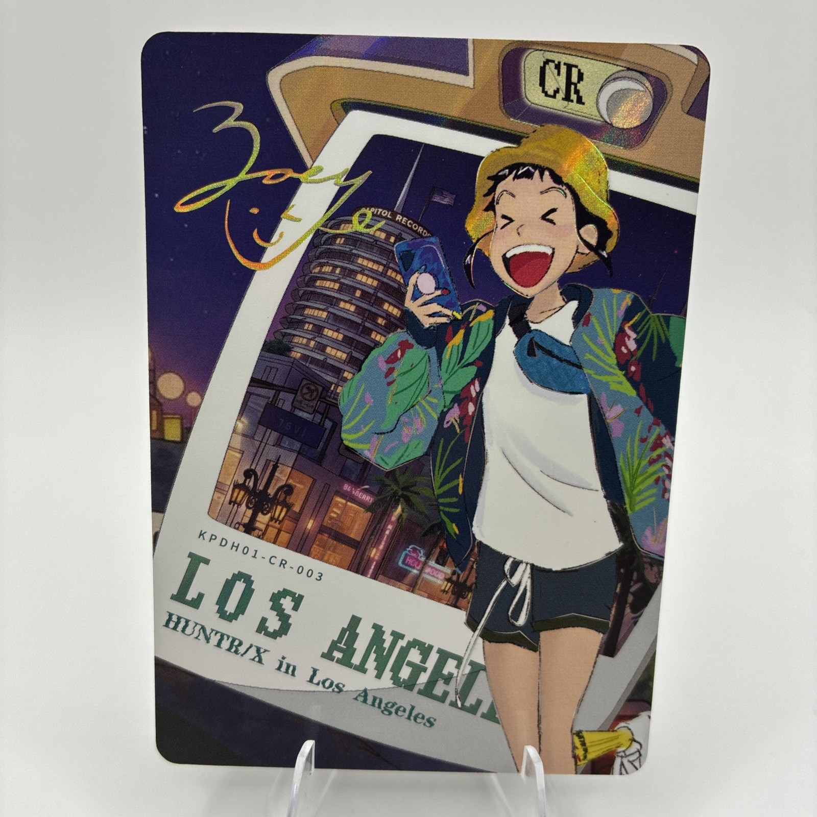 KPDH01-CR-003 Zoey HUNTR/X In Los Angeles  MINT  2025 Kayou K-Pop Demon Hunters