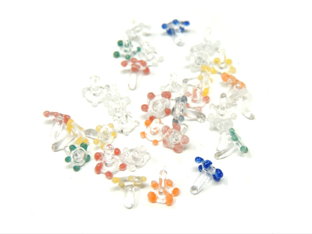 200 Pieces Daisy Glass Pipe Screens Reusable & Heat Resistant - 6mm to 9mm