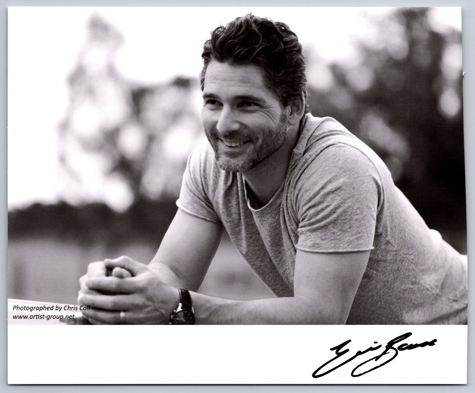 Eric Bana Signed Autograph Photograph Black & White Actor Celebrity 5 x 7