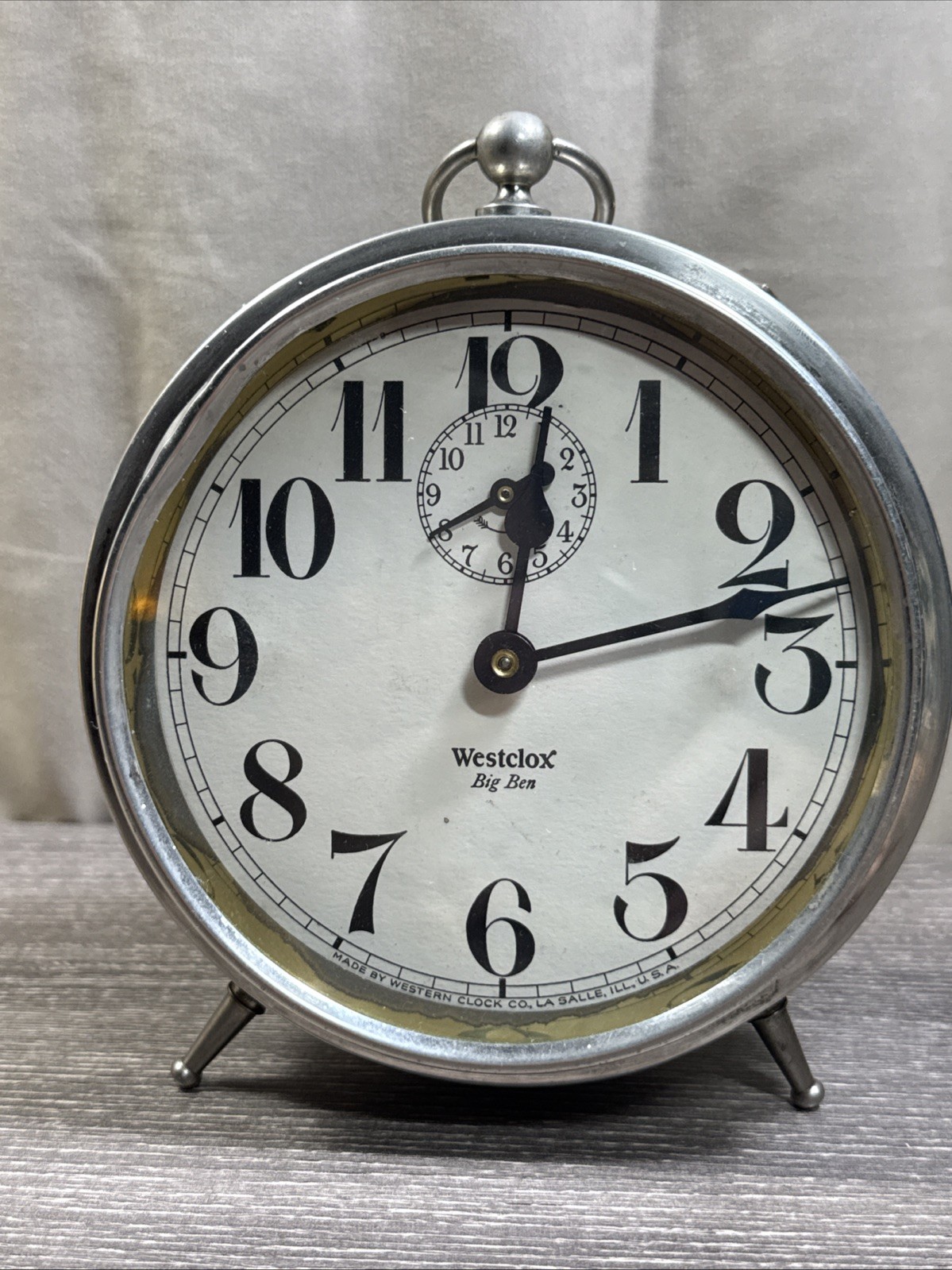 Vintage 1933-35 Westclox Big Ben Style 1A Alarm Clock Original Working