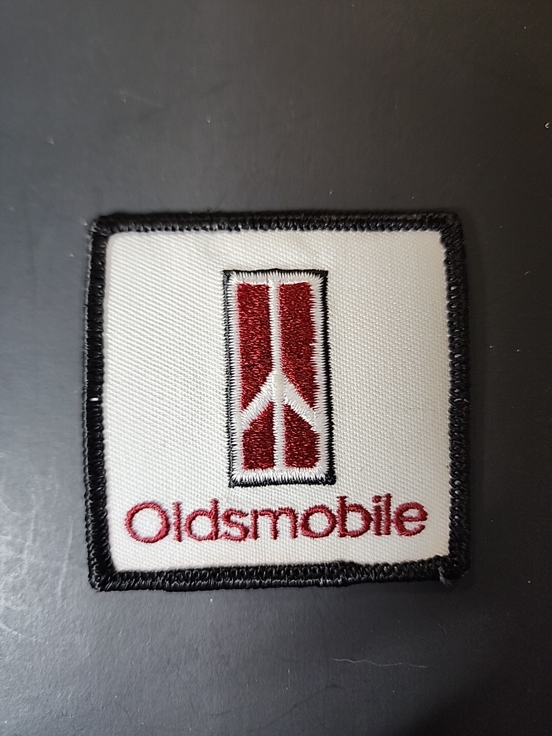Vintage Oldsmobile Service  Dealer Parts Uniform Hat Patch 