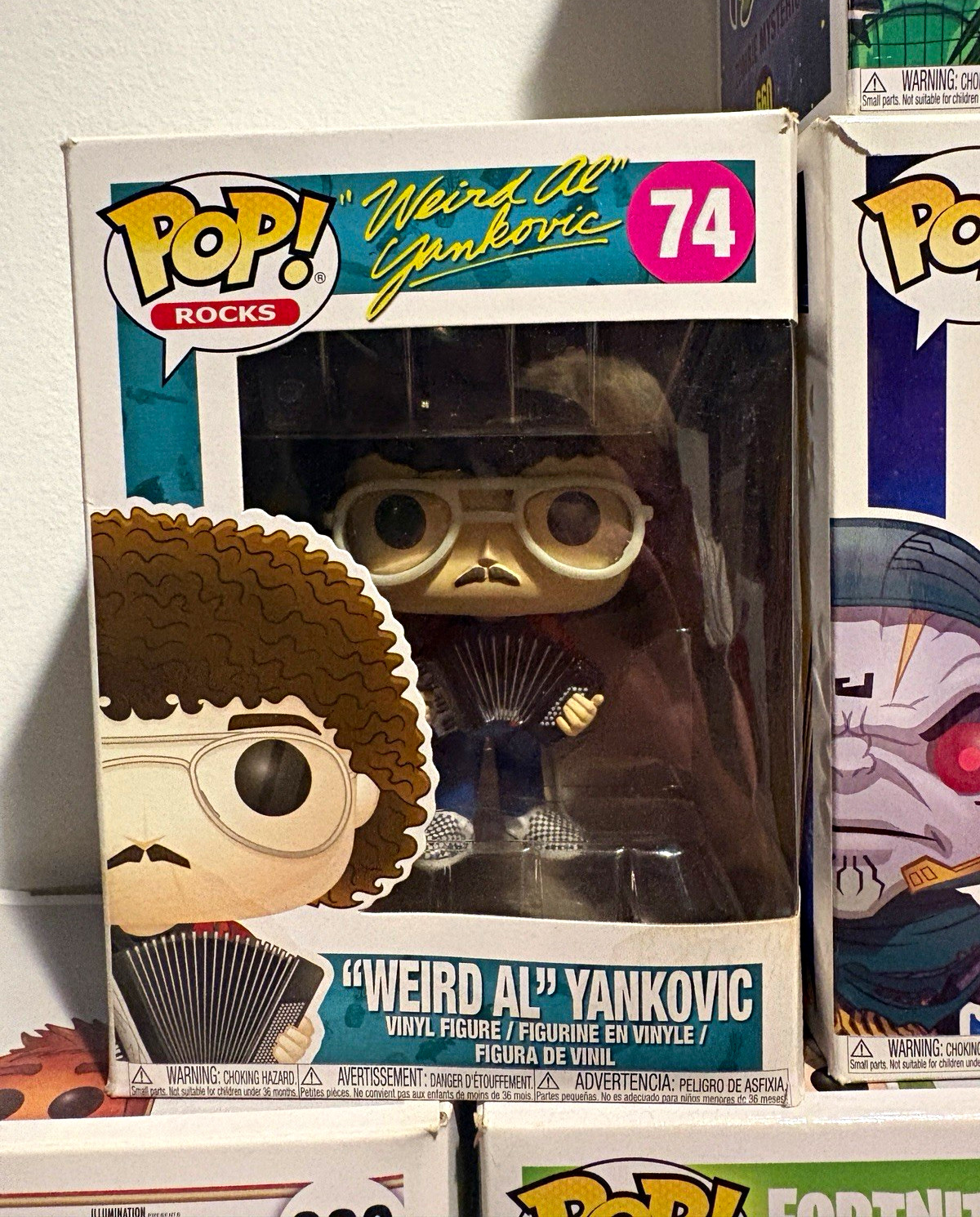 Funko Pop Rocks Weird Al Yankovic Vinyl Figure #74 Original Unopened Minor Wear