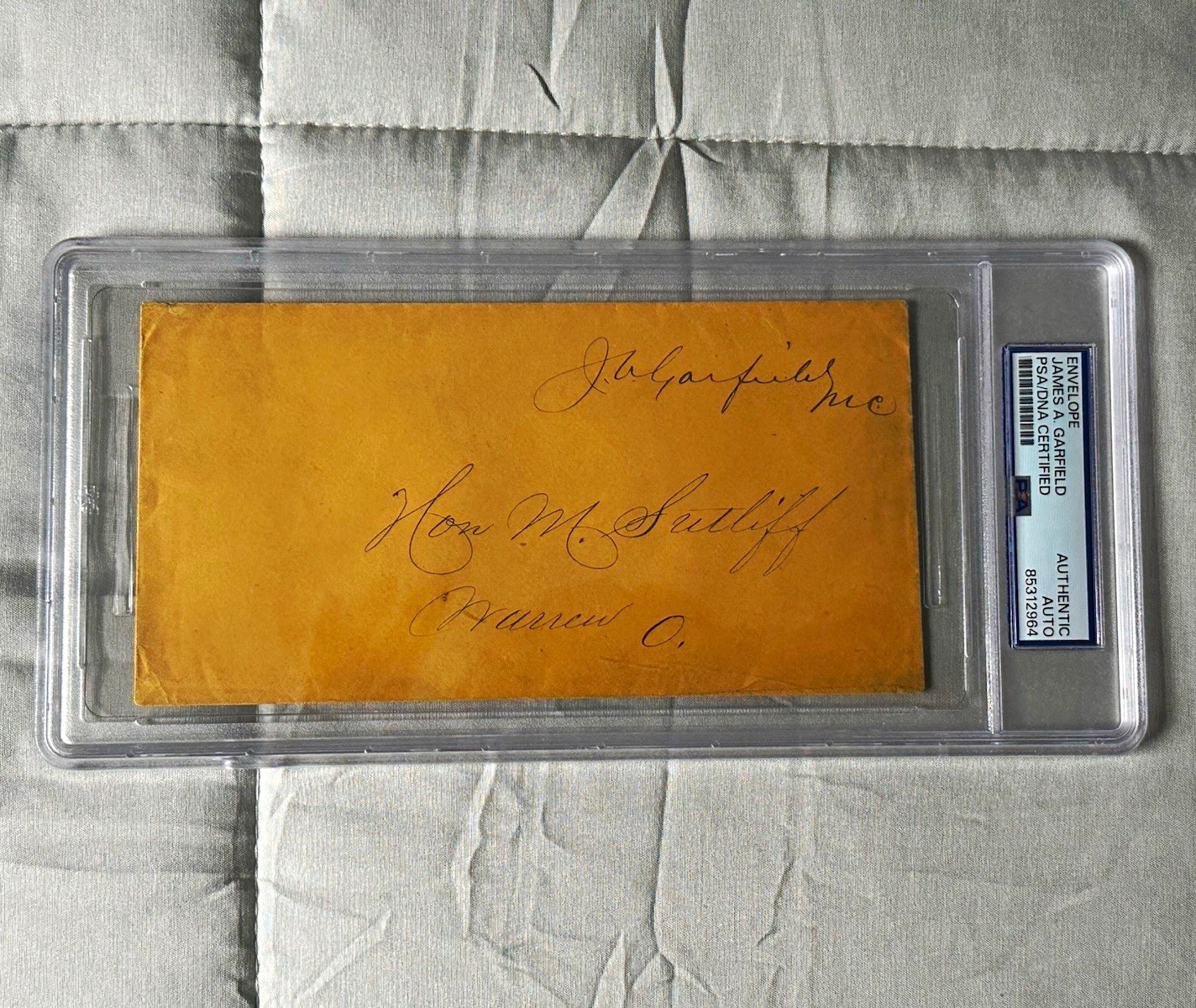 James A. Garfield Signed Original Presidential Autograph PSA/DNA Certified