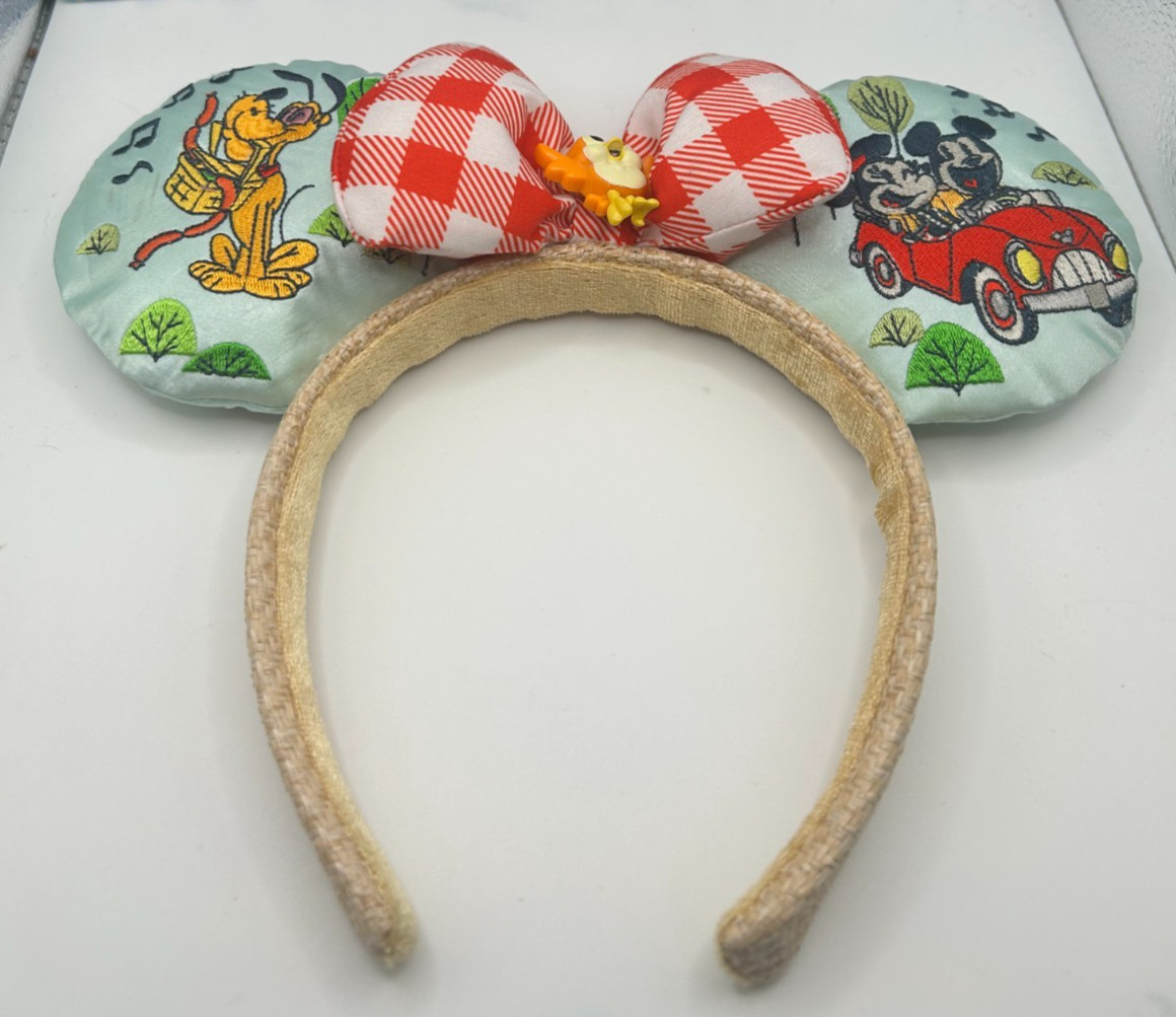 BNWT Disney Parks Mickey and Minnie's Runaway Railway Ears Headband Adult Chuuby BNWT Disney Parks Mickey and Minnie's Runaway Railway Ears Headband Adult Chuuby