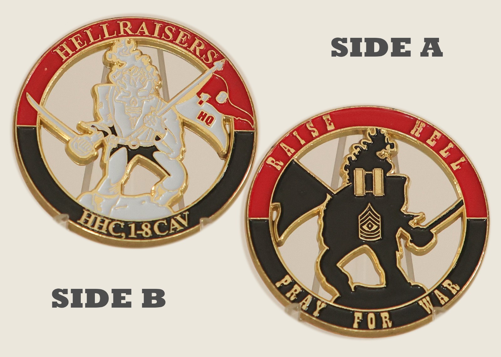 Hellraisers HHC 18 Cav Raise Hell Challenge Coin  1#14