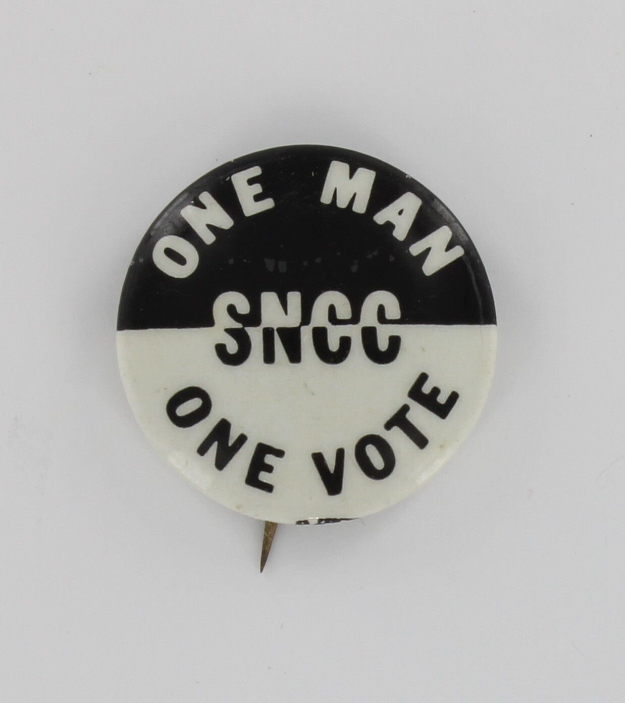 Original SNCC One Man One Vote 1962 Mississippi Black Civil Rights Protest Pin