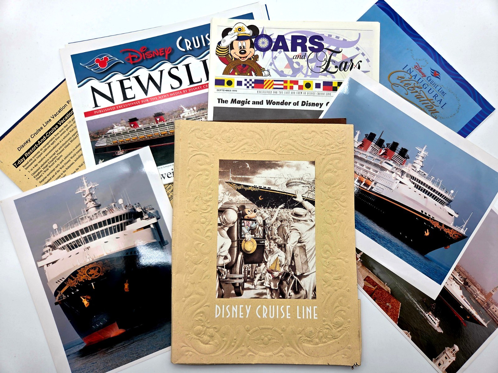 Disney Cruise Line Magic & Wonder Inaugural Sailings Cast Ephemera Archive 1998