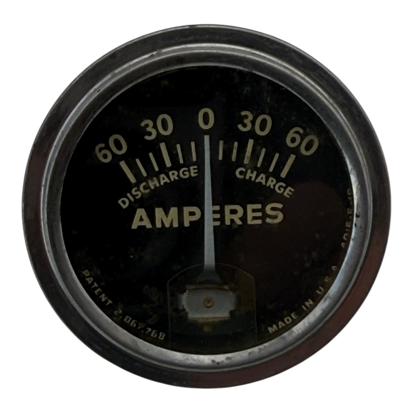 Vintage Amperes Discharge Charge 60 60 Gauge Made In USA Ae