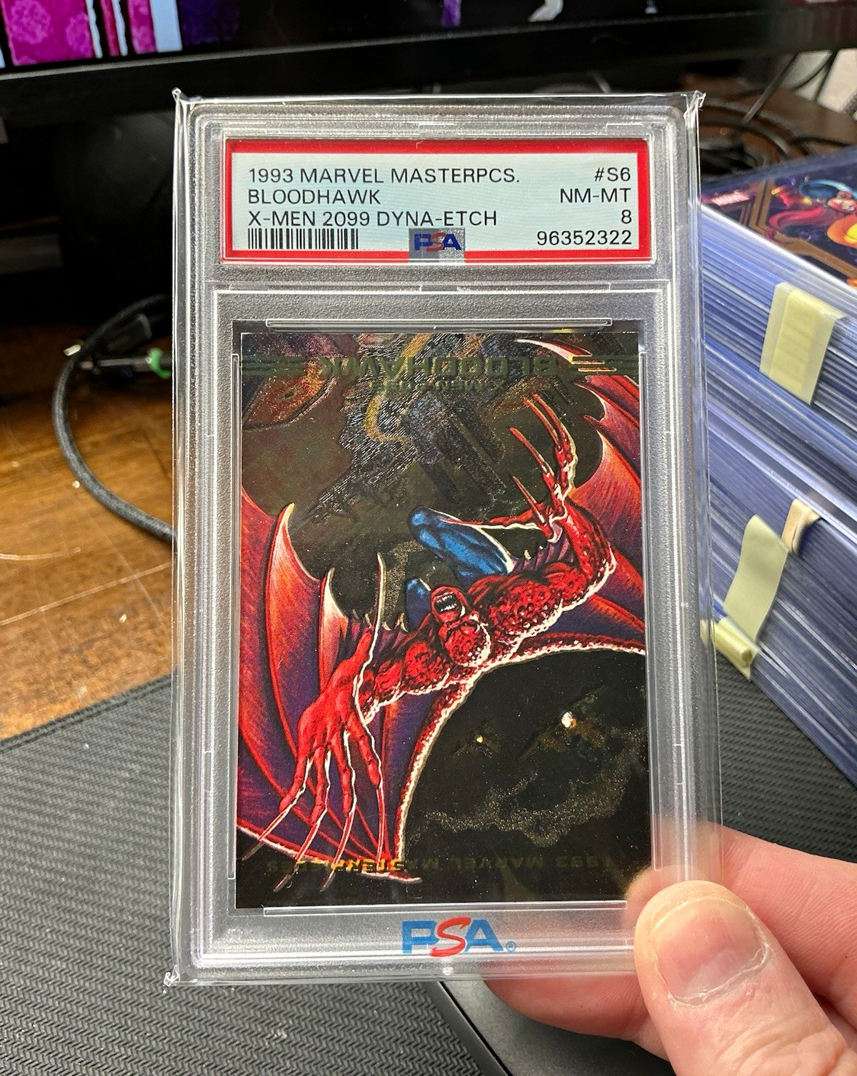 Marvel Masterpieces PSA Graded 5 Card Slab Lot 1992 1993 X-Men 2099 Rogue