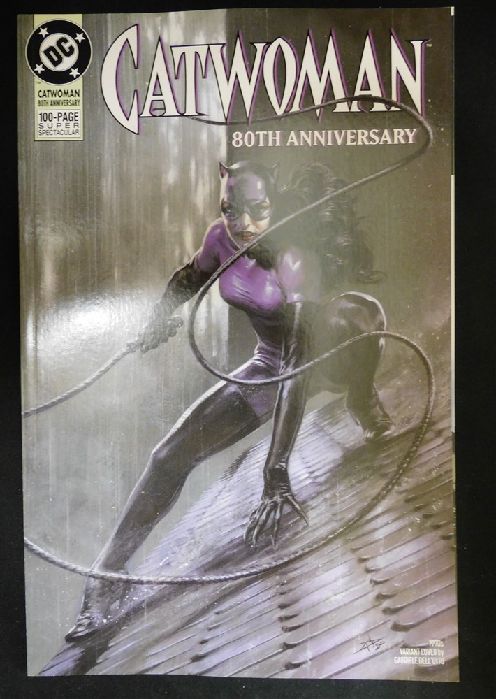 CATWOMAN 80TH ANNIVERSARY 1 DC 1990S VARIANT COMIC GABRIELE DELL'OTTO 2020 NM