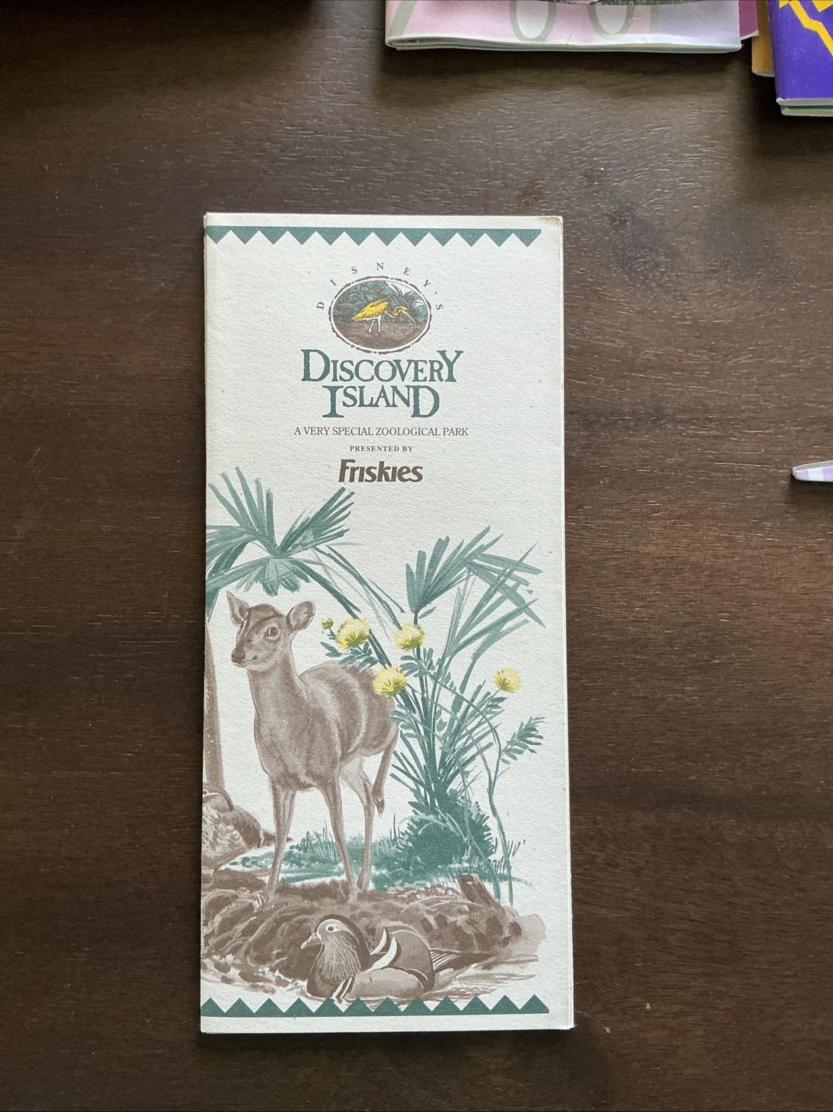 Vtg Disney World Discovery Island Brochure Park Map