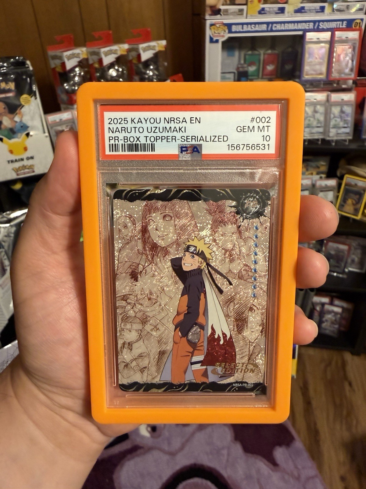 2025 US EXCLUSIVE-BOX TOPPER-SERIALIZED #002 NARUTO UZUMAKI 358/999 PSA 10 2025 US EXCLUSIVE-BOX TOPPER-SERIALIZED #002 NARUTO UZUMAKI 358/999 PSA 10