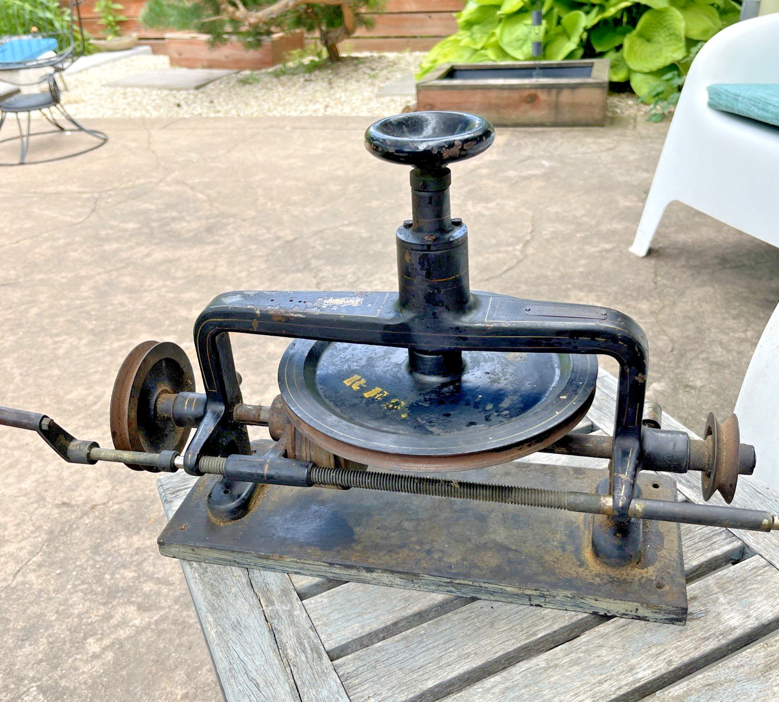 Vintage Williams Brown Earle Variable Speed Drive Pulley Assembly Printing Press Vintage Williams Brown Earle Variable Speed Drive Pulley Assembly Printing Press