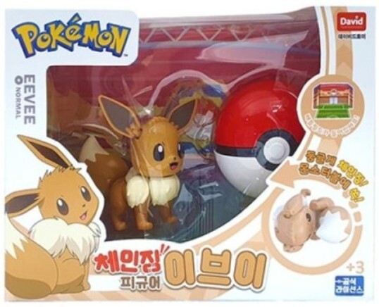 Pokemon Changing Figure Series : Eevee+ Poke Ball Official Licensed