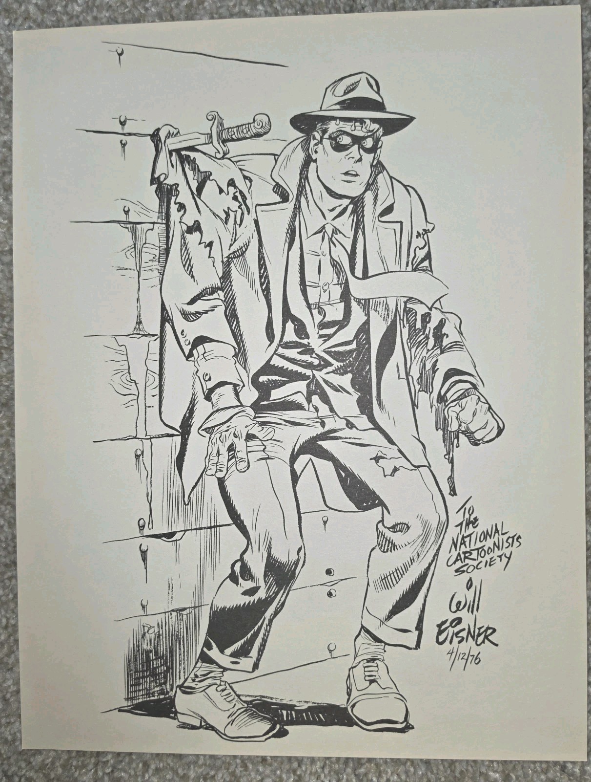 The SPIRIT Will Eisner 1976 National Cartoonist Society