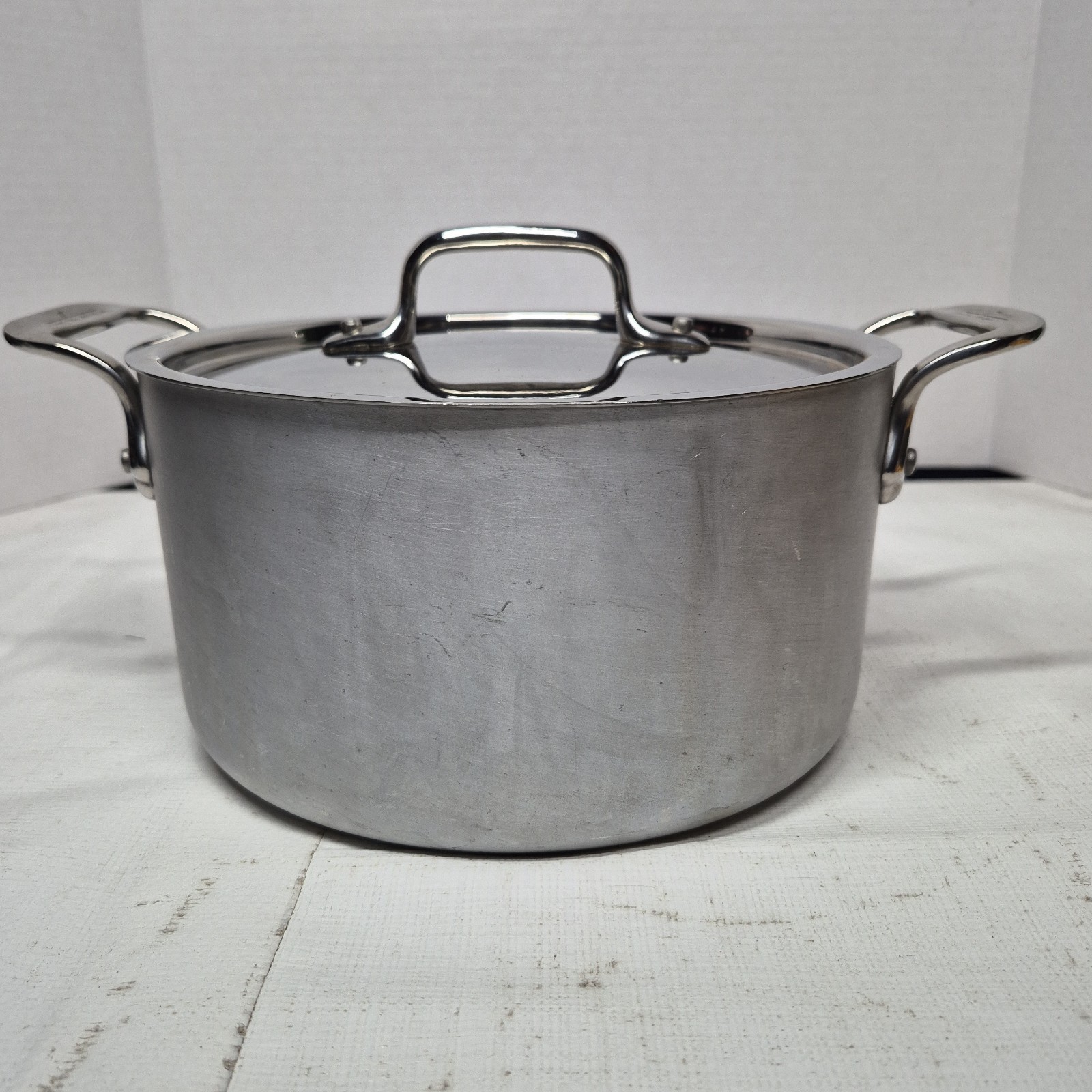 ALL CLAD MASTER CHEF MC2 3 1/2 QT Stainless Steel Stockpot With Lid 