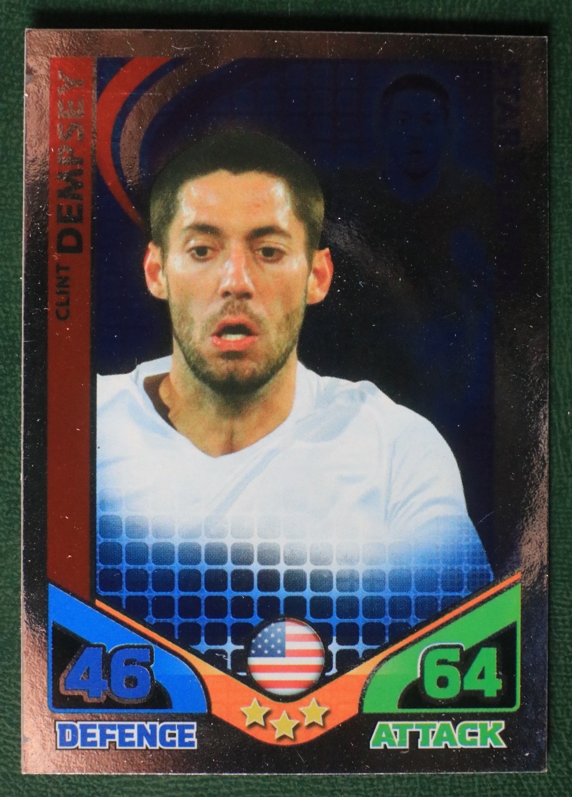USA  FOOTBALLERS, WORLD CUP 2010, TOPPS MATCH ATTAX  TRADE / CIGARETTE CARDS