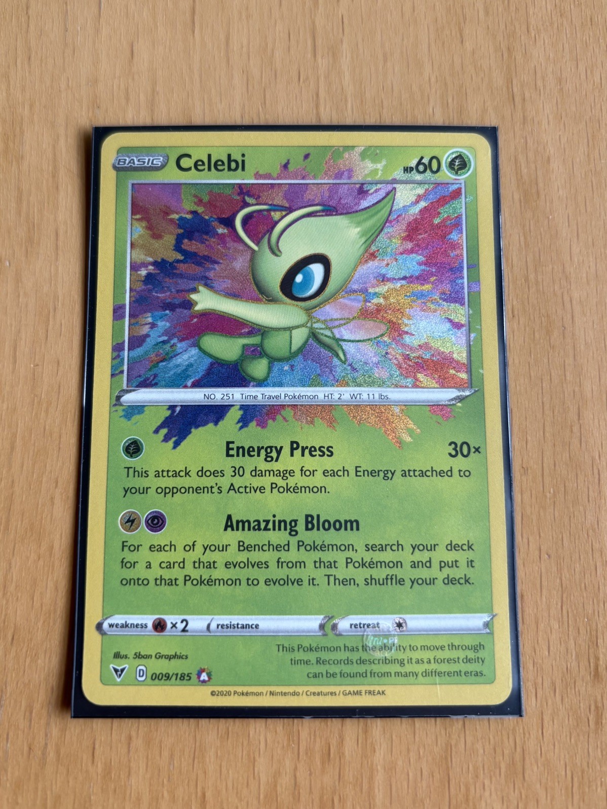 Celebi Amazing Rare SWSH04: Vivid Voltage 009/185 NM