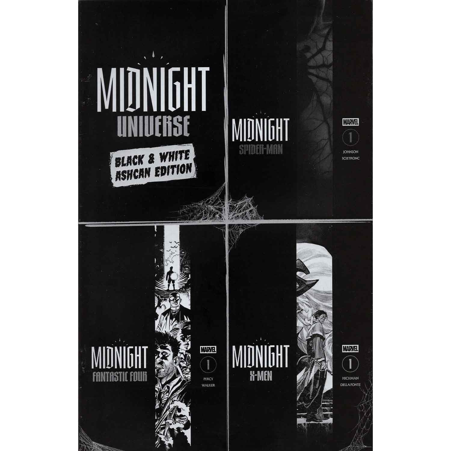 Midnight Universe Black & White Ashcan Edition #1 Marvel Comics