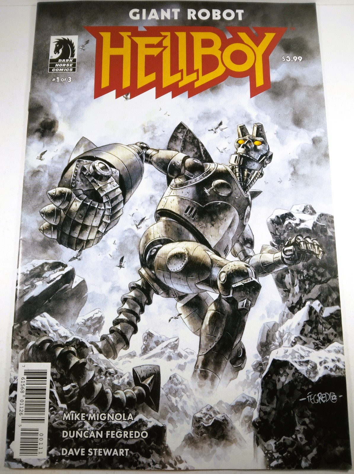 💥🤖 GIANT ROBOT HELLBOY #1 A DARK HORSE COMICS 2023 MIKE MIGNOLA DUNCAN FEGREDO