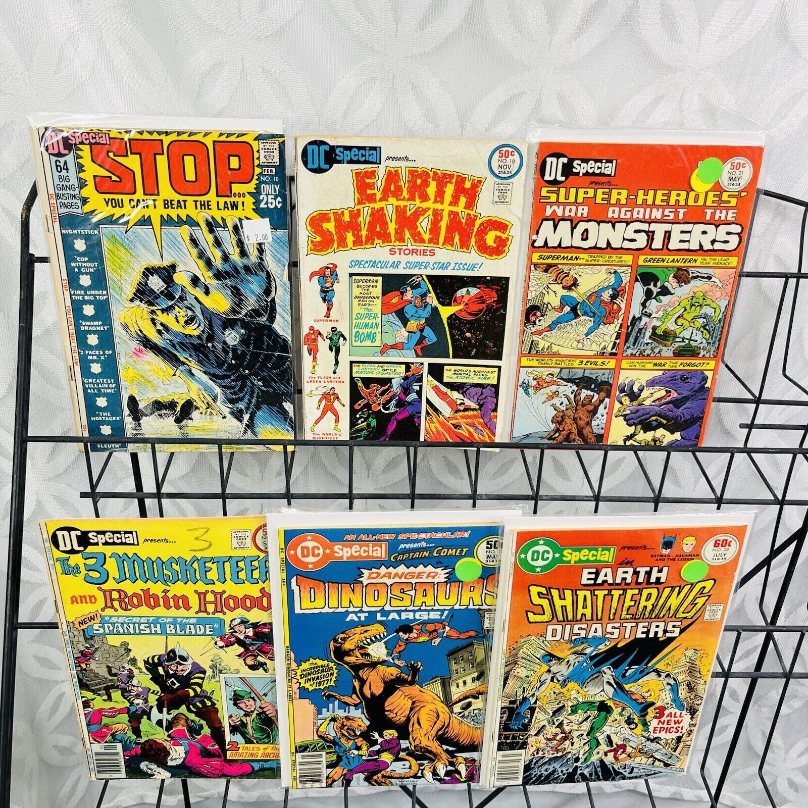 DC Special Presents 10 18 21 23 27 28 Lot Bronze Age Earth Shattering Shaking