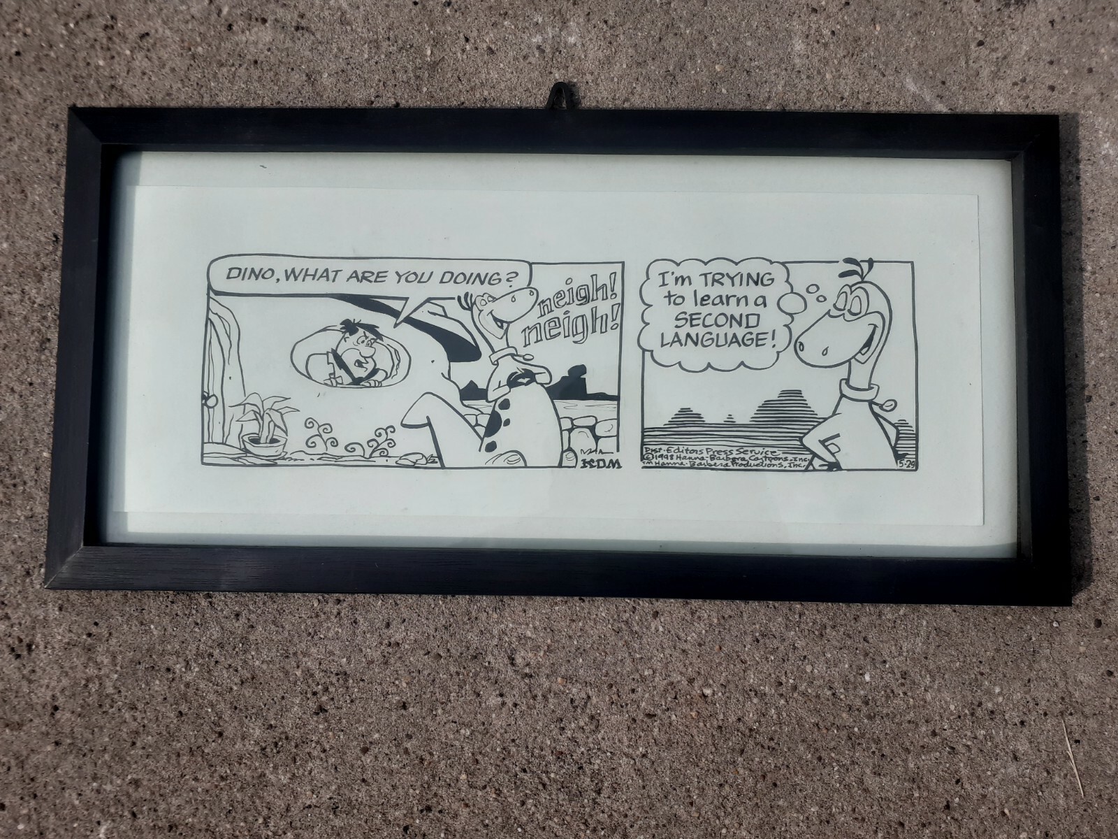 Original Hanna Barbera Cartoon Art By Karen Marchette KDM