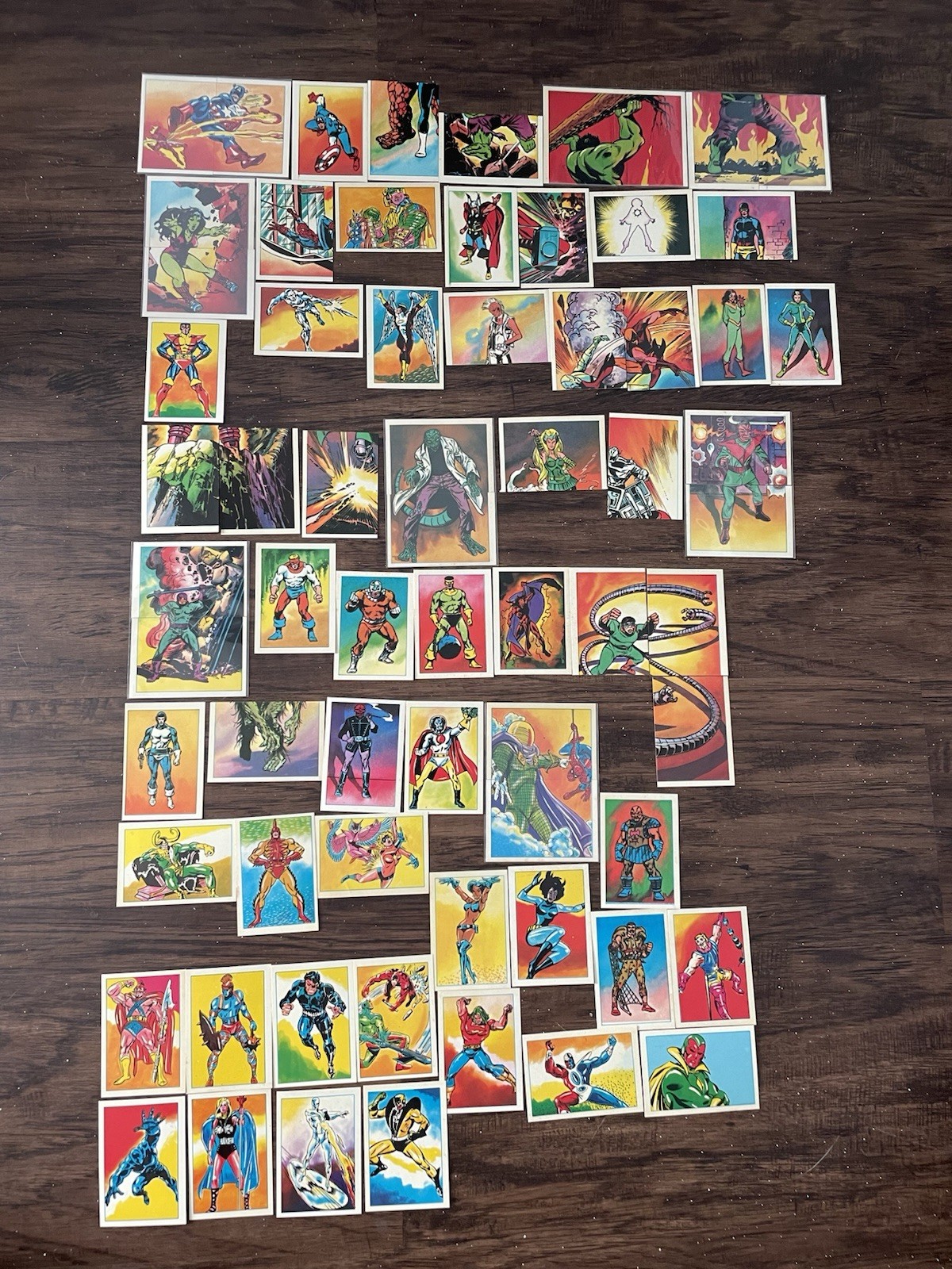 Vintage 1984 Marvel Super Heroes Secret Wars Stickers Lot - 68 Unused Vintage 1984 Marvel Super Heroes Secret Wars Stickers Lot - 68 Unused