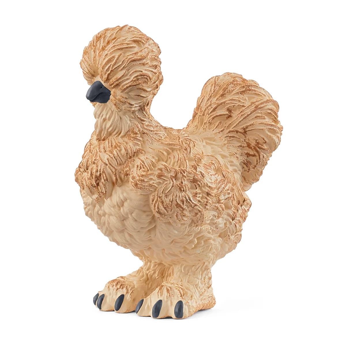 Silkie Chicken Figure by Schleich Farm World 14891