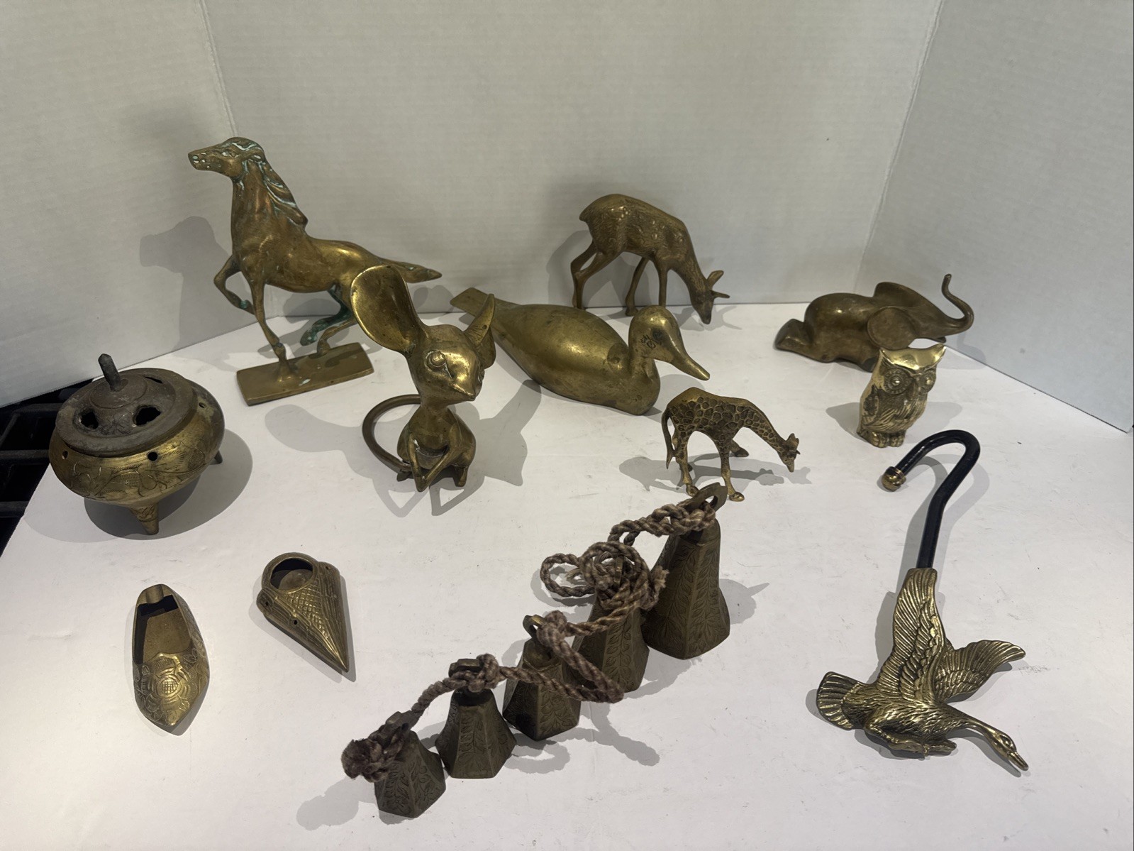 Lot Of 12 miscellaneous Brass Items